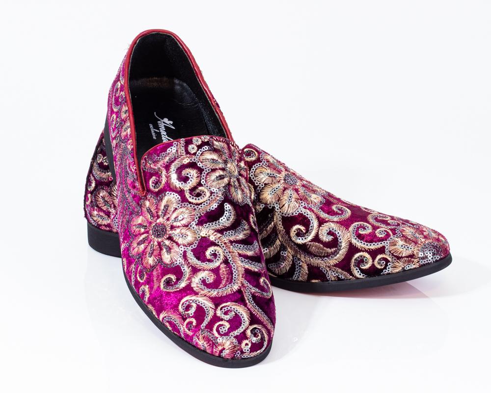Floral Pattern loafers