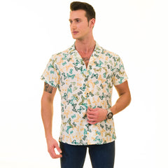Multi Color European Made & Designed Hawaiian Summer Shirts For Men