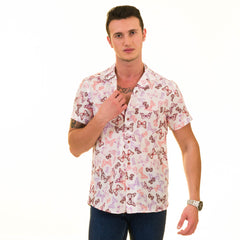 Multi Color European Made & Designed Hawaiian Summer Shirts For Men