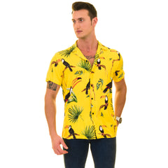 Multi Color European Made & Designed Hawaiian Summer Shirts For Men