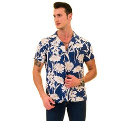 Multi Color European Made & Designed Hawaiian Summer Shirts For Men