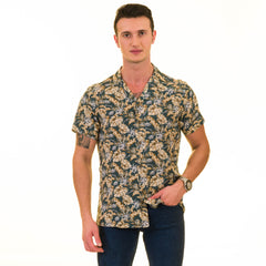 Multi Color European Made & Designed Hawaiian Summer Shirts For Men