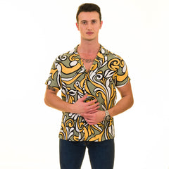 Multi Color European Made & Designed Hawaiian Summer Shirts For Men