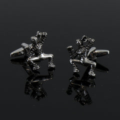 Men's Stainless Steel Spidey Cufflinks with Box - Amedeo Exclusive