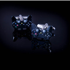 Men's Stainless Steel Controllers Cufflinks with Box - Amedeo Exclusive