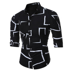 Men's Button down Tailor Fit Soft 100% Cotton Short Sleeve Dress Shirt Black casual And Formal - Amedeo Exclusive