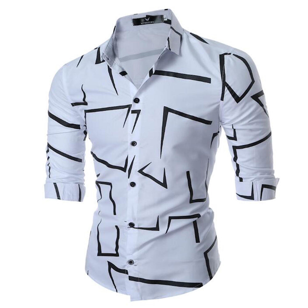 Men's Button down Tailor Fit Soft 100% Cotton Short Sleeve Dress Shirt White casual And Formal - Amedeo Exclusive