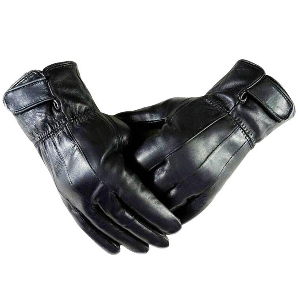 Full Finger Unisex Soft Leather Touchscreen Gloves for Easy Texting & Driving - Amedeo Exclusive