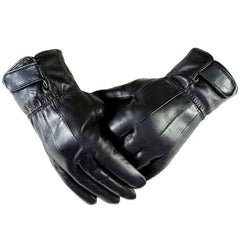 Full Finger Unisex Soft Leather Touchscreen Gloves for Easy Texting & Driving - Amedeo Exclusive