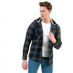 European Wool Luxury Zippered With Hoodie Sweater Jacket Warm Winter Tailor Fit