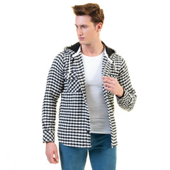 European Wool Luxury Zippered With Hoodie Sweater Jacket Warm Winter Tailor Fit