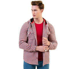 European Wool Luxury Zippered With Hoodie Sweater Jacket Warm Winter Tailor Fit