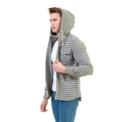 European Wool Luxury Zippered With Hoodie Sweater Jacket Warm Winter Tailor Fit