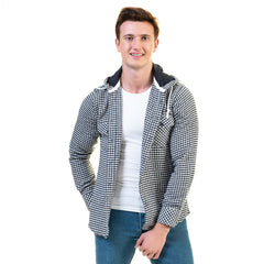 European Wool Luxury Zippered With Hoodie Sweater Jacket Warm Winter Tailor Fit