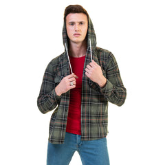 European Wool Luxury Zippered With Hoodie Sweater Jacket Warm Winter Tailor Fit