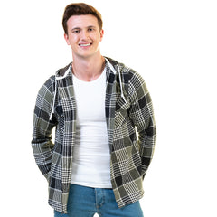 European Wool Luxury Zippered With Hoodie Sweater Jacket Warm Winter Tailor Fit