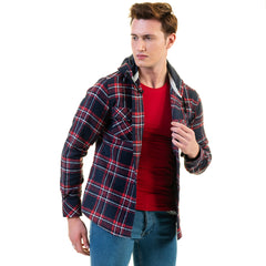 European Wool Luxury Zippered With Hoodie Sweater Jacket Warm Winter Tailor Fit