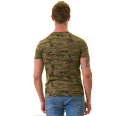 Army Camouflage European Made & Designed Premium Quality T-Shirt - Crew Neck Short Sleeve T-Shirts