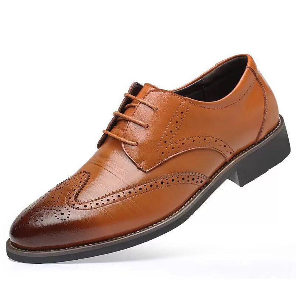 Comfortable Walking Modern Men's Leather Lace Up Shoes for Formal or Casual - Amedeo Exclusive