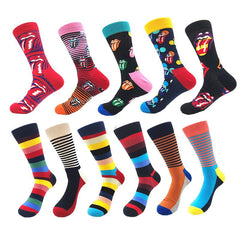 Men's Art Design & Stripe Pattern Multicolor 11pk Assorted Bundle Socks - Amedeo Exclusive