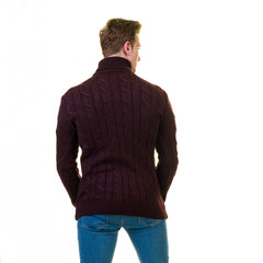 European Wool Luxury Zippered With Sweater Jacket Warm Winter Tailor Fit