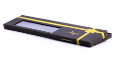 Orange Brown Paisley Mens Designer Silk Necktie with Gift Box - Premium Quality made in Europe - Amedeo Exclusive