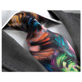 Amedeo Exclusive Men's Fashion Cream Silk Neck Tie Gift Box - Amedeo Exclusive