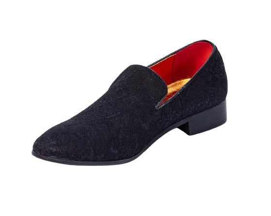Premium Black Loafers for men designer slip on casual / dress