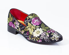 Premium Black Multicolor Loafers for men designer slip on casual / dress shoes – Luxury Leather - Amedeo Exclusive