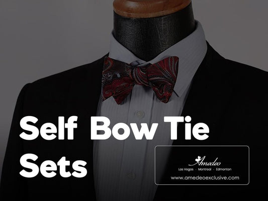 self bow tie sets