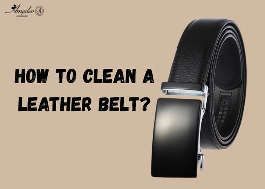 how to clean a leather belt