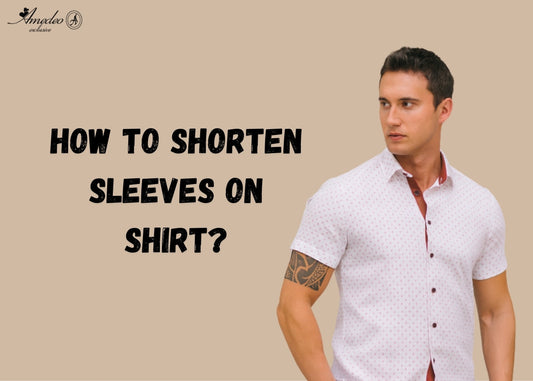 how to shorten sleeves on shirt