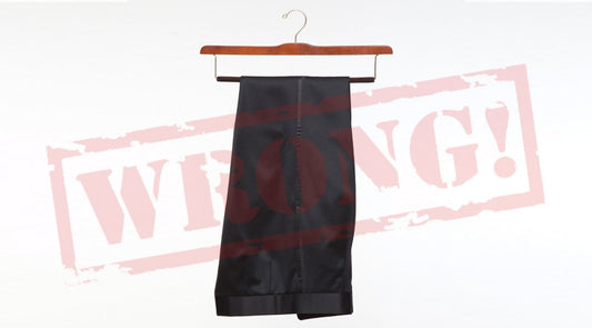 You’ve been hanging your pants the wrong way your whole life! Seriously - Amedeo Exclusive