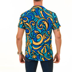 Multi Color European Made & Designed Hawaiian Summer Shirts For Men