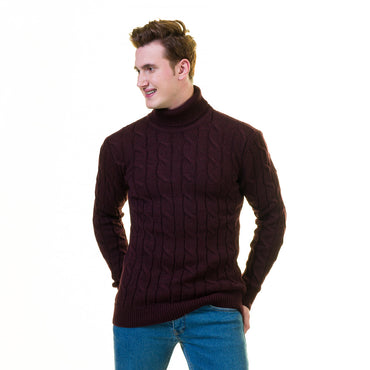 Full Dark Black European Wool Luxury Zippered With Sweater Jacket Warm Winter Tailor Fit