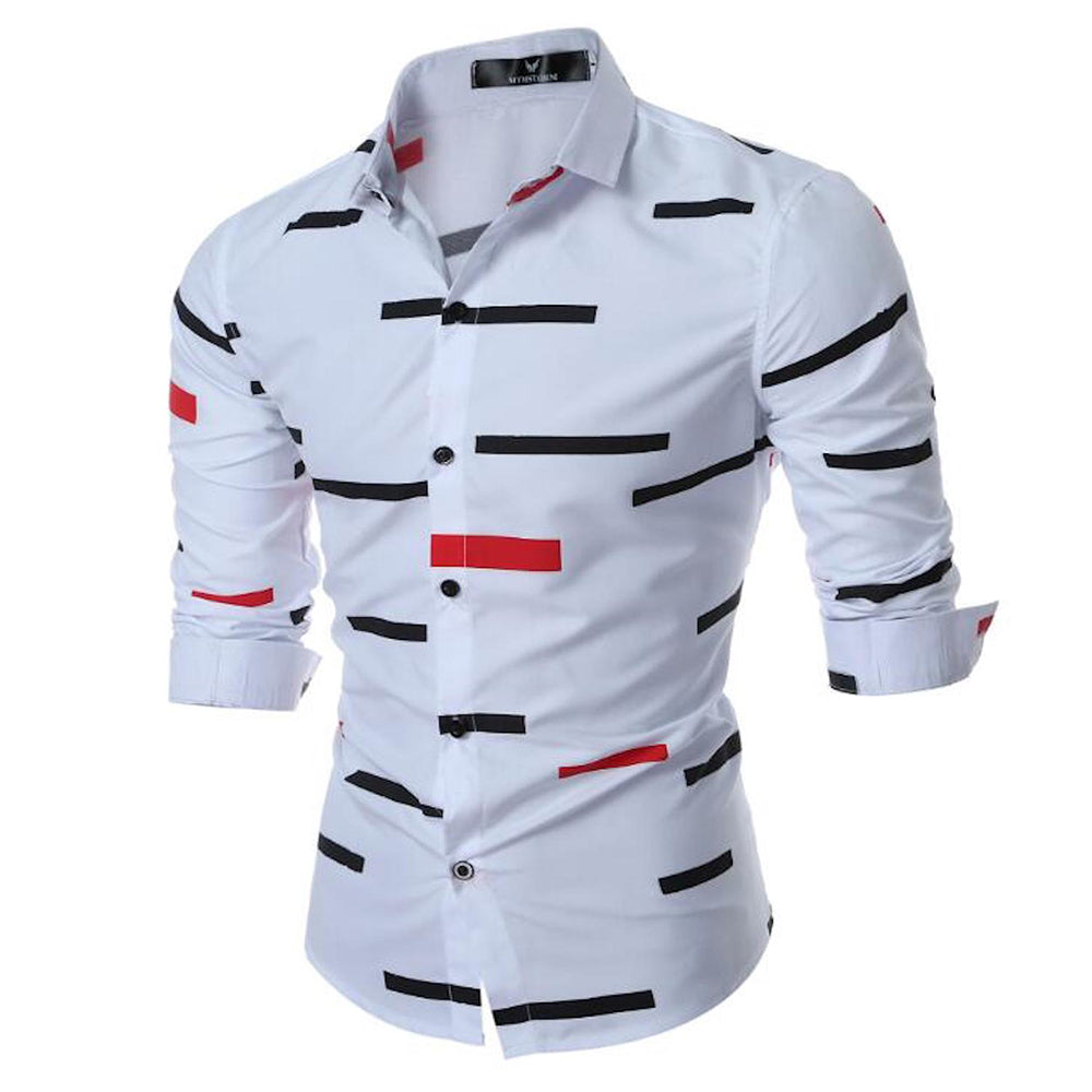Men's Button down Tailor Fit Soft 100% Cotton Short Sleeve Dress Shirt White casual And Formal - Amedeo Exclusive