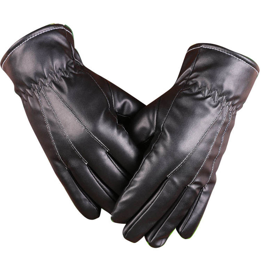 Full Finger Unisex Soft Leather Touchscreen Gloves for Easy Texting & Driving - Amedeo Exclusive