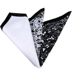 Men's 3 Different Folds Pocket Square Hanky Handkerchief - Amedeo Exclusive