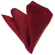 Men's Red Pocket Square Hanky Handkerchief - Amedeo Exclusive