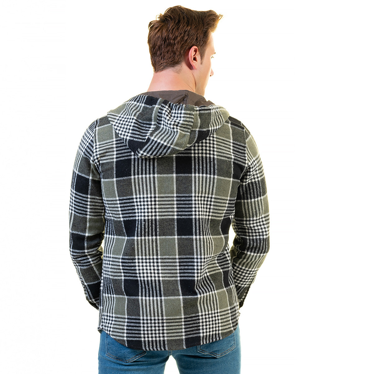 European Wool Luxury Zippered With Hoodie Sweater Jacket Warm Winter Tailor Fit