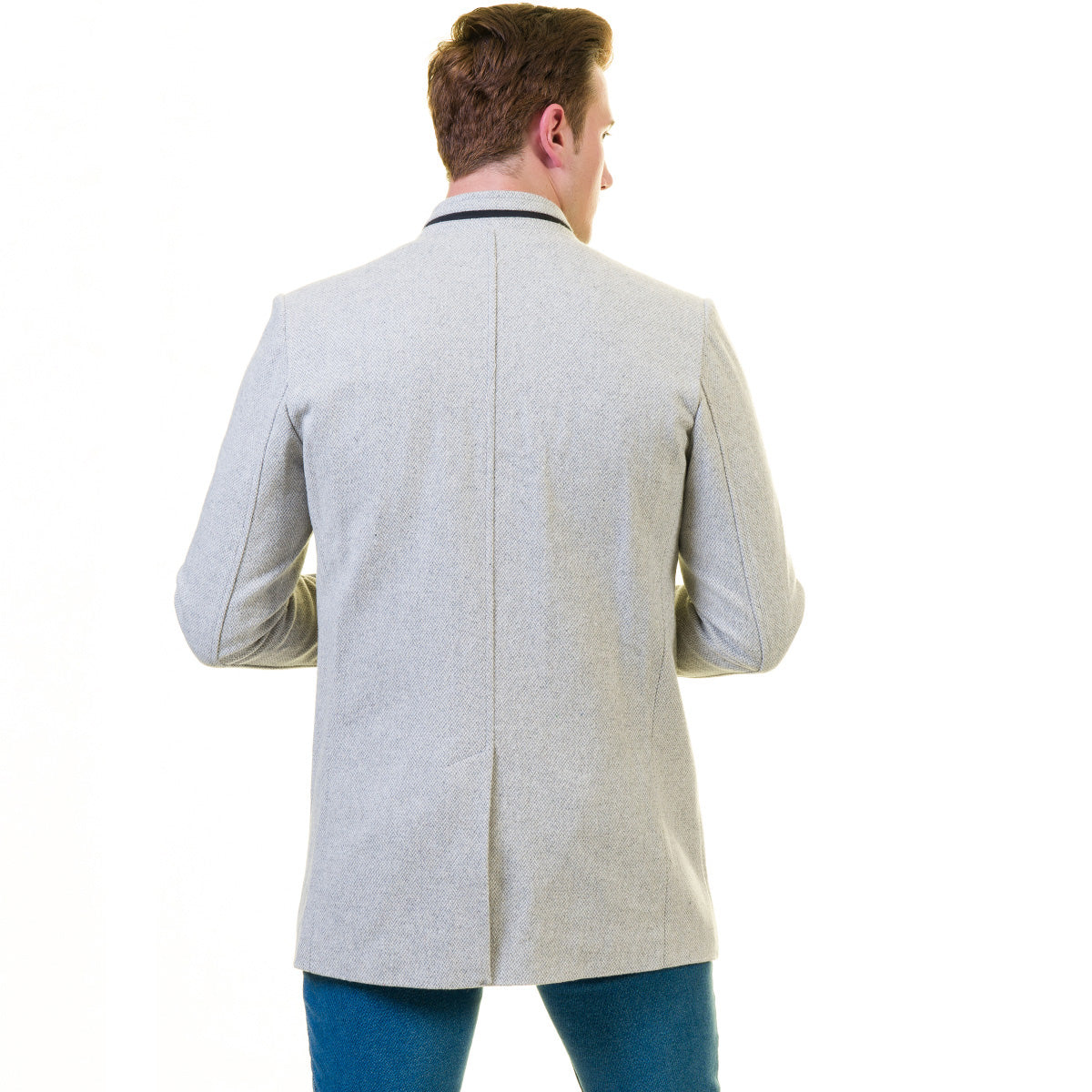 White casual cheap coat