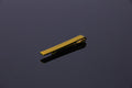 Men's Gold Shiny Metallic Stainless Steel Tie Clips - Amedeo Exclusive