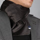 Unisex White & Black Soft Fashion Dress Scarves for Winter Made of Silk Blend - Amedeo Exclusive