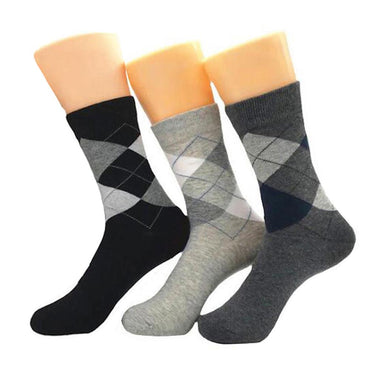 Men's New 3pk Assorted Bundle Soft Multicolor  Colorful Socks - Amedeo Exclusive