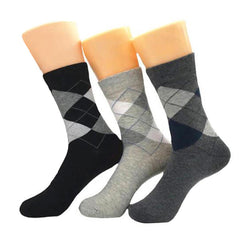 Men's New 3pk Assorted Bundle Soft Multicolor  Colorful Socks - Amedeo Exclusive