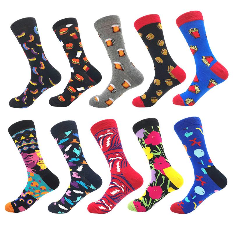 Amedoe Men's Colorful Art Desgin 10 Pack Assorted Bundle Socks - Amedeo Exclusive