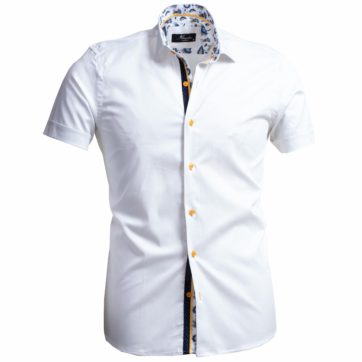 Mens Designer White Short Sleeve Shirts Hot Sale | bellvalefarms.com