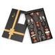 Men's Elastic Y Brown Checkers Strap Dual Clip on High Quality Premium Suspenders - Amedeo Exclusive