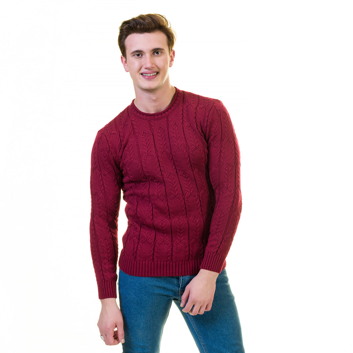 European Wool Luxury Zippered With Sweater Jacket Warm Winter Tailor Fit