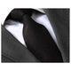 Men's Fashion Black Reddish Paisley Silk Neck Tie With Gift Box - Amedeo Exclusive